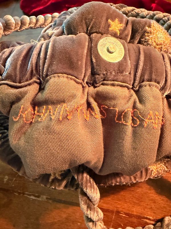 Johnny Was Los Angeles Velvet Handbag