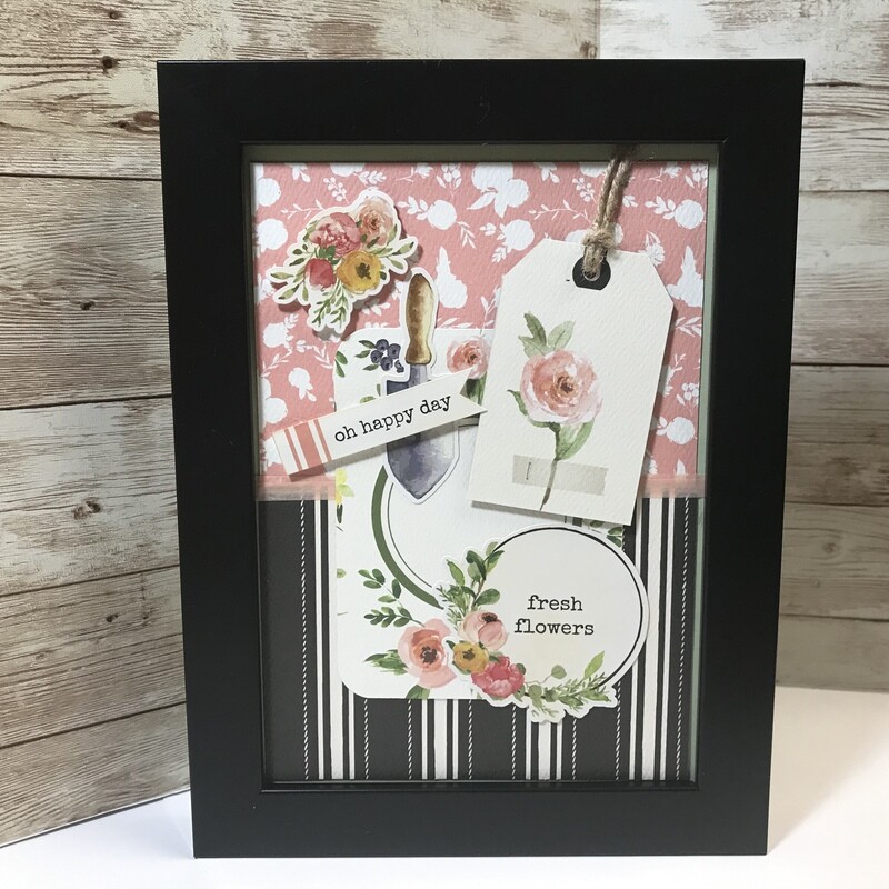 Floral Paper Collage