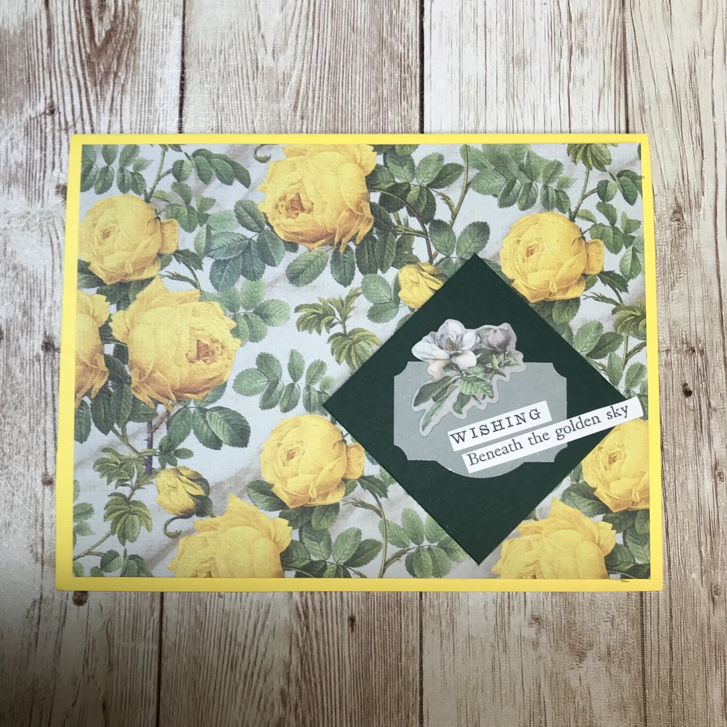 Yellow Roses Card