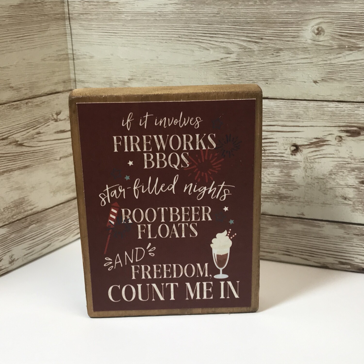 Fireworks Count Me In Block