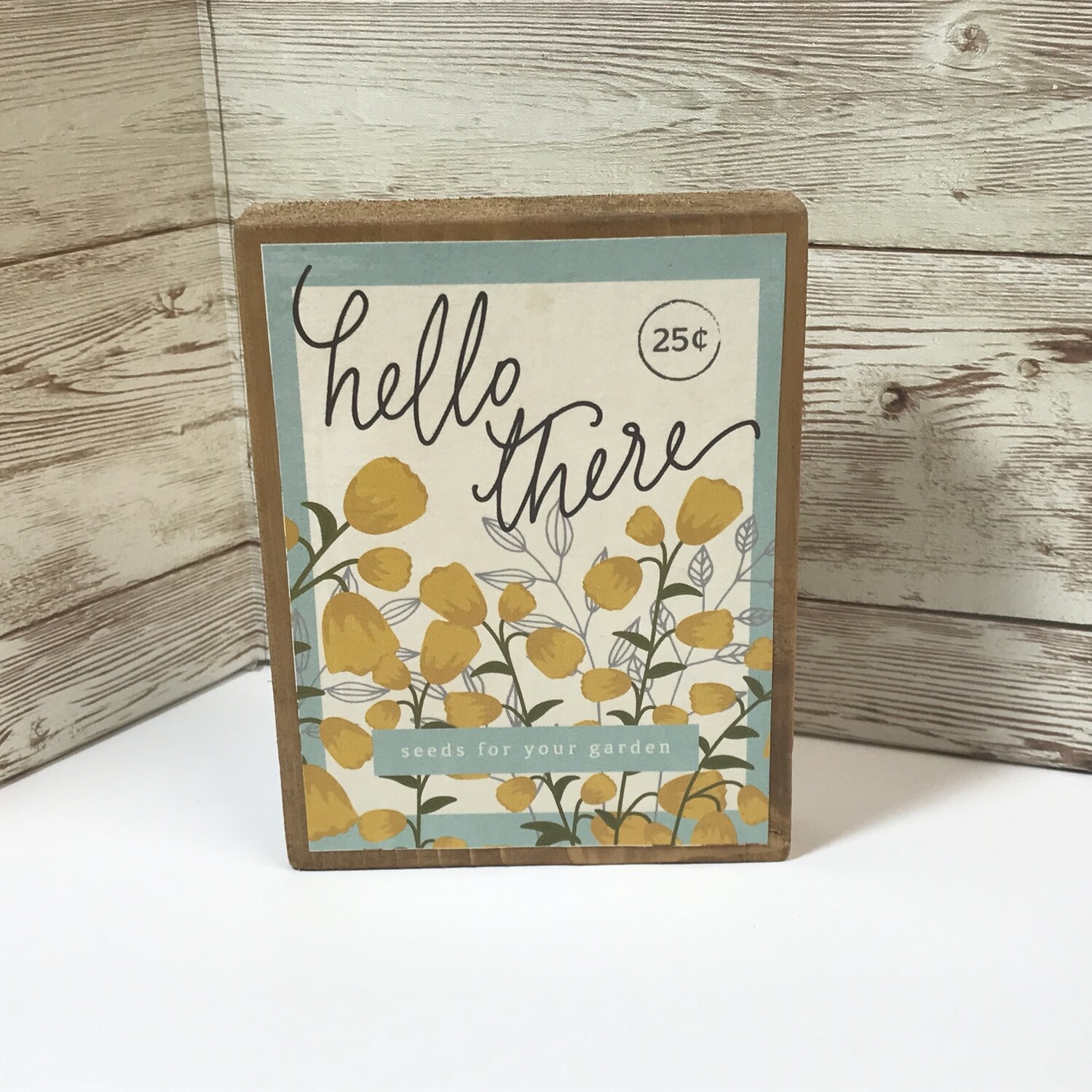Hello There Seed Packet Block