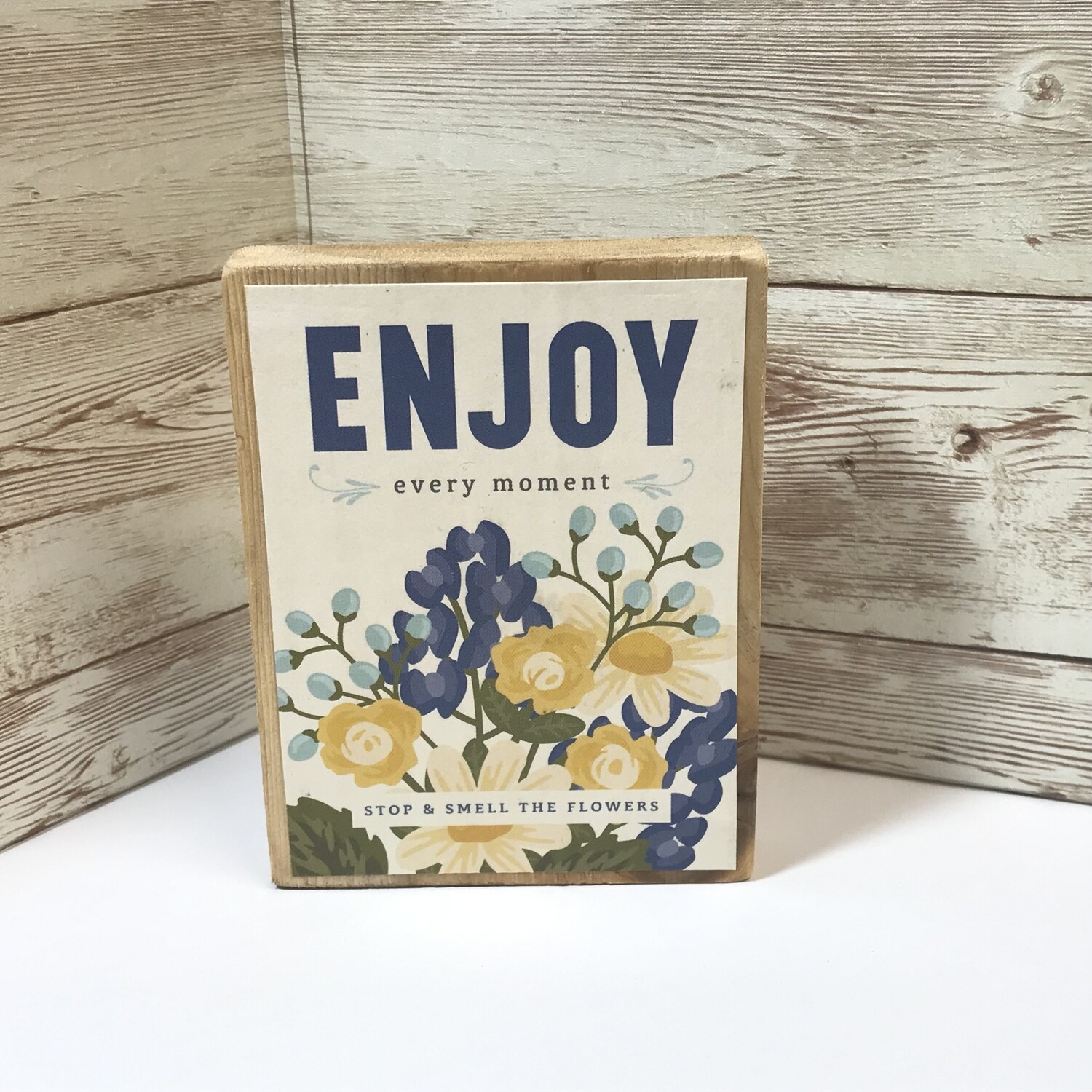 Enjoy Seed Packet Block
