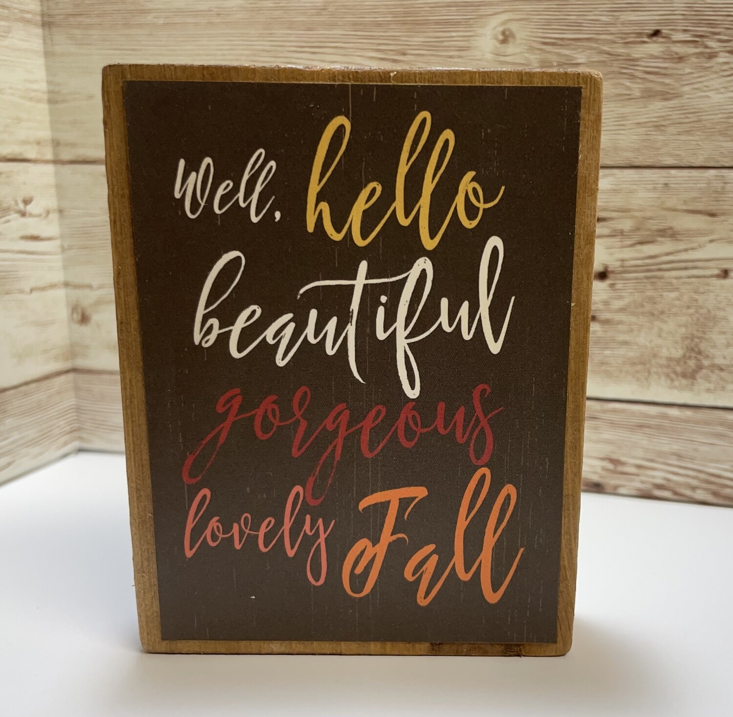 2 Sided Shelf Decor