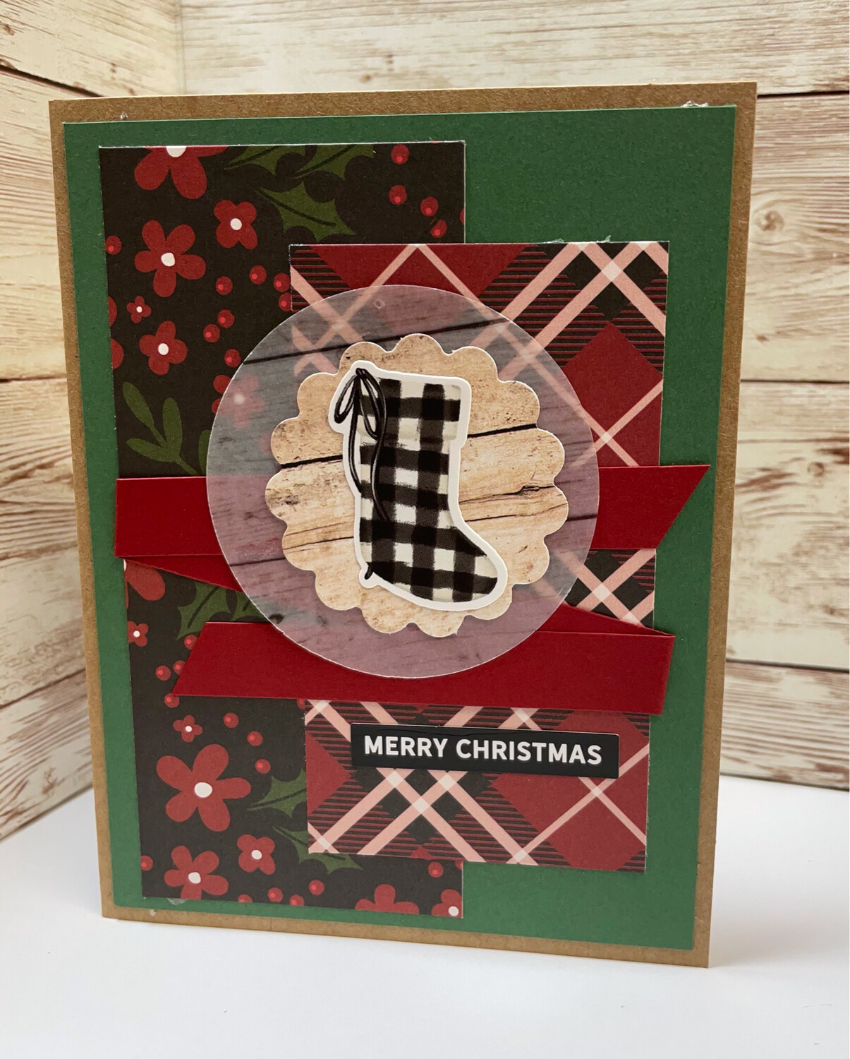 Merry Christmas Stocking Card
