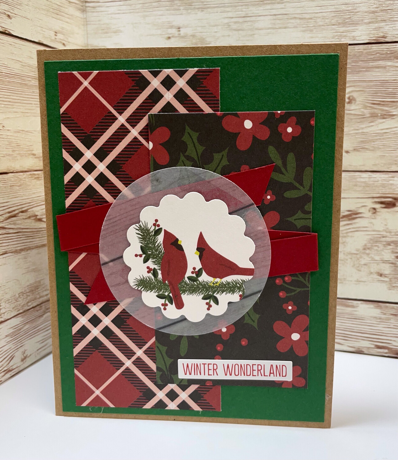 Winter Wonderland Cardinal Card