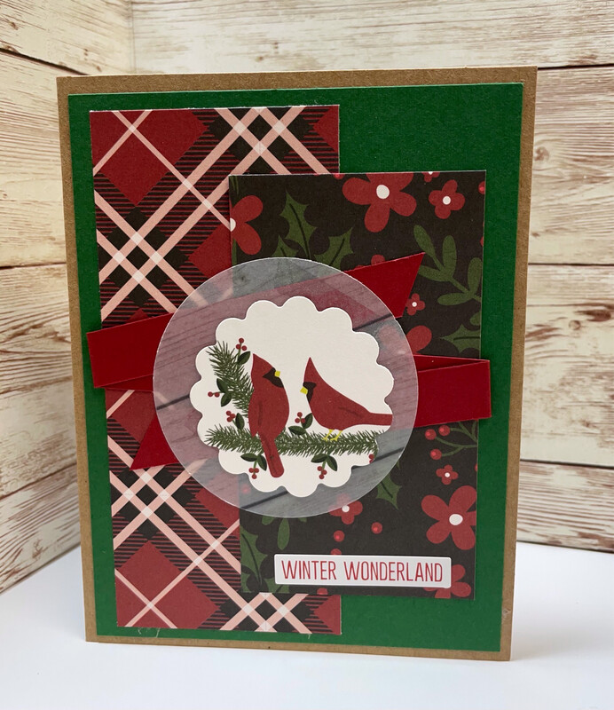 Winter Wonderland Cardinal Card