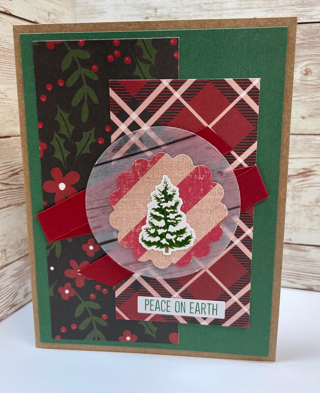 Peace On Earth Tree Card