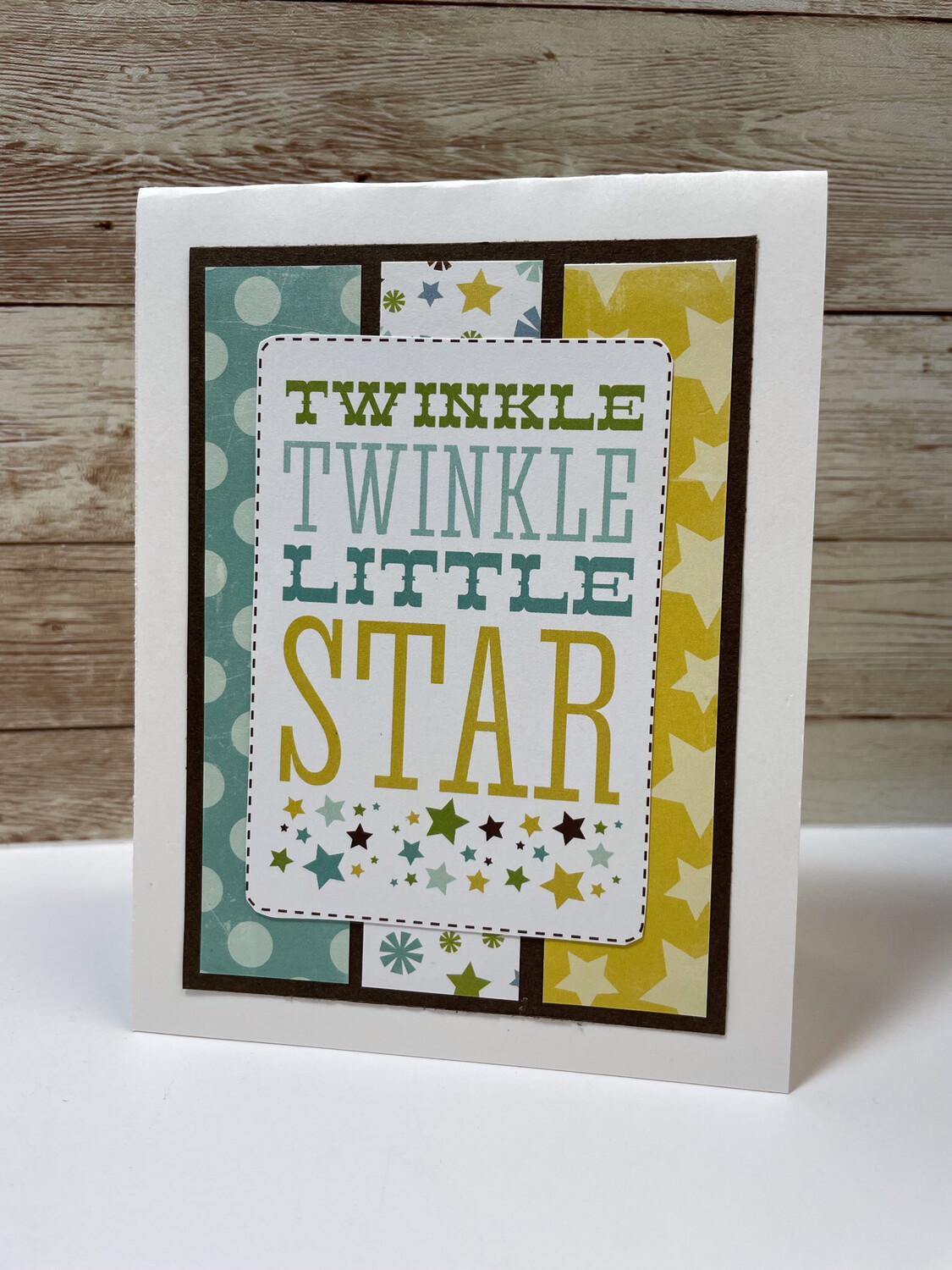Twinkle Twinkle New Baby Card