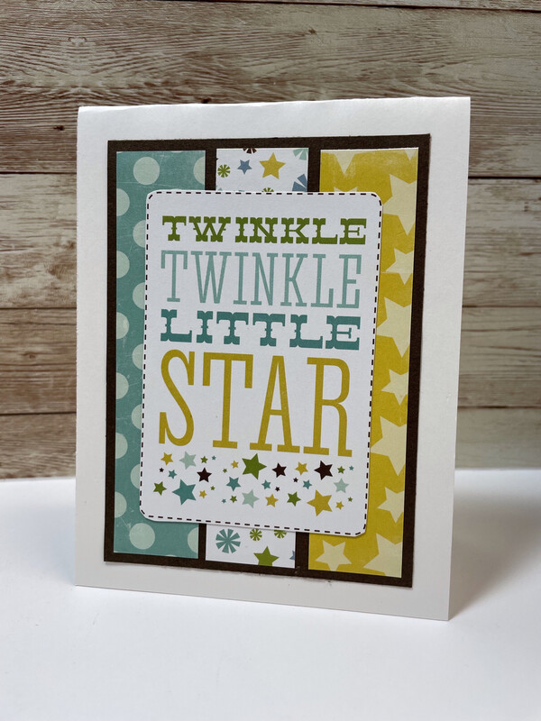 Twinkle Twinkle New Baby Card