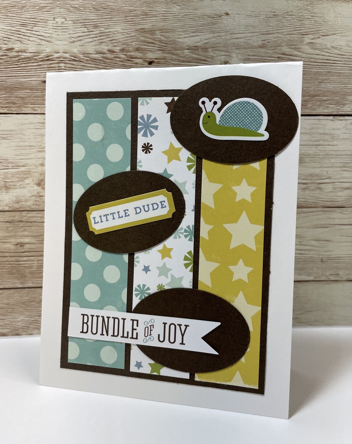Little Dude Baby Card