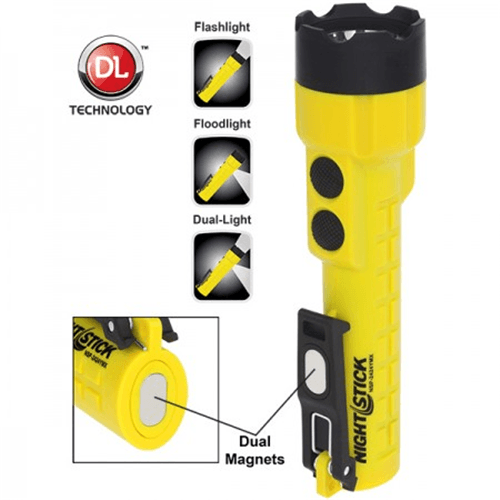 X-Series Dual-Light Flashlight w/Dual Magnets - 3 AA