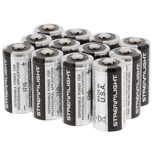 CR123A Lithium 3V Batteries (12 Pack)