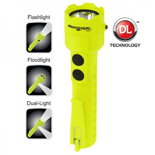 Intrinsically Safe Permissible Dual-Light Flashlight