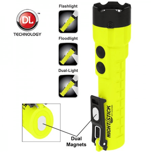 X-Series Intrinsically Safe Dual-Light Flashlight w/Dual Magnets