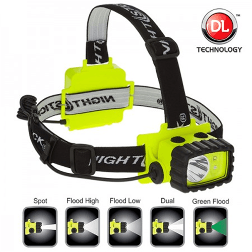 Intrinsically Safe Dual-Light Headlamp