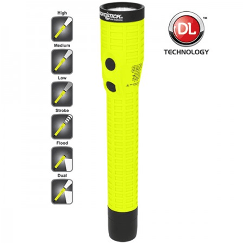 Intrinsically Safe Rechargeable Dual-Light Flashlight w/Magnet