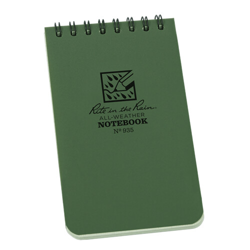 RiteRain 3x5 GN Notebook