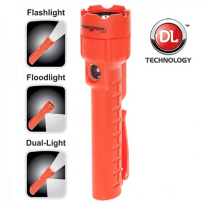 Dual-Light Flashlight w/Dual Magnets