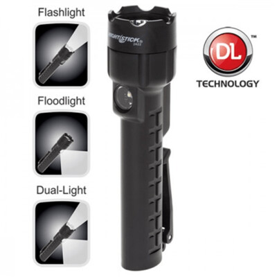 Dual-Light Flashlight w/Dual Magnets