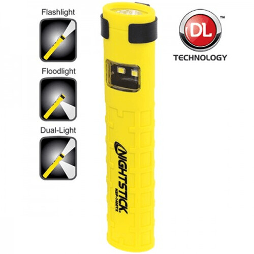 Dual-Switch Dual-Light Flashlight - 2 AAA