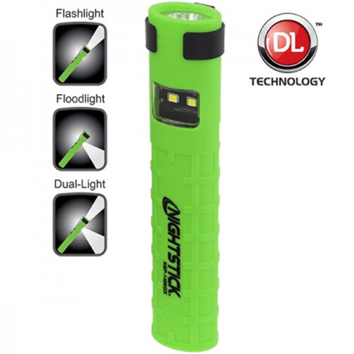 Dual-Switch Dual-Light Flashlight - 2 AAA