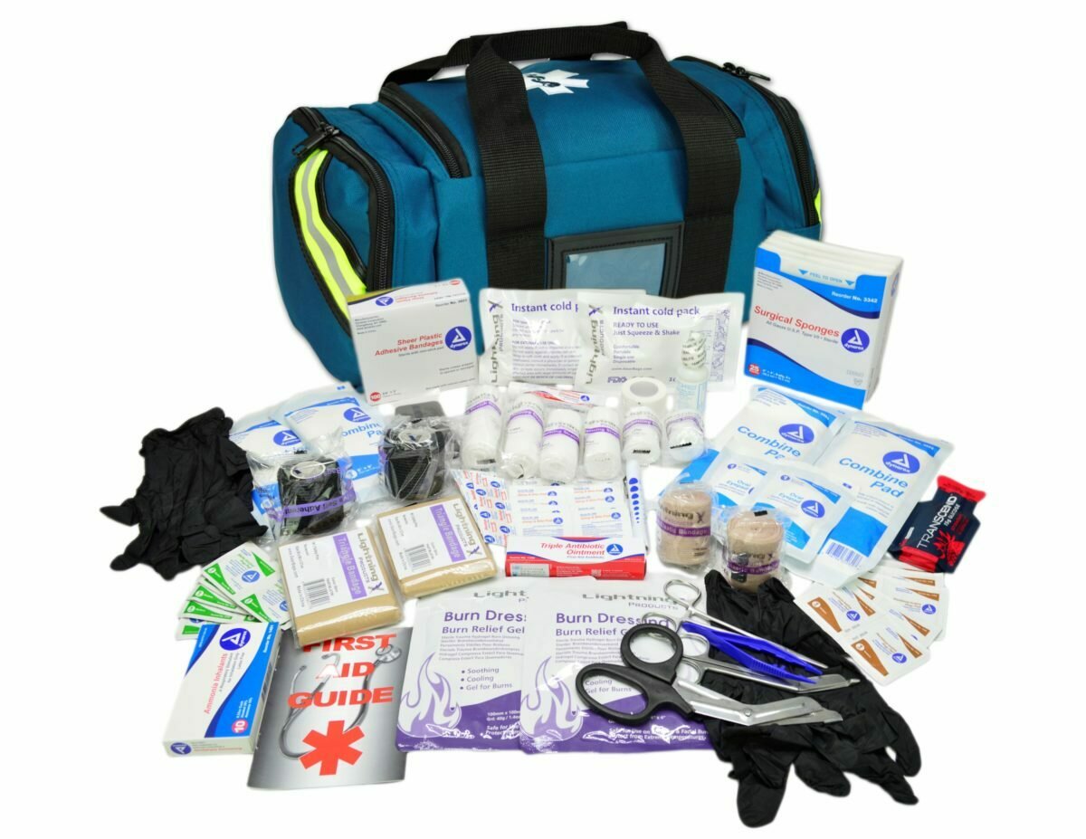 Compact First Responder Trauma Bag w/ Fill Kit  A