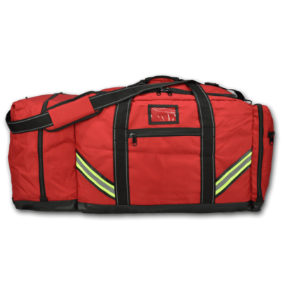 Premium 3XL Turnout Gear Bag w/ Helmet Compartment, Reinforced Bottom & Triple Trim—No Maltese Cross or Firefighter Weave
