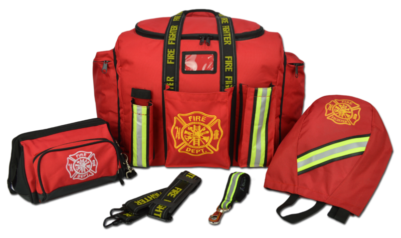 FB20 Premium Padded Turnout Bag, FB15 Multi-Purpose Bag, FB30 Deluxe SCBA Mask Bag & FGSHD Heavy Duty Glove Strap