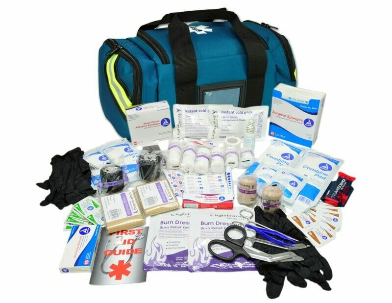 Compact First Responder Trauma Bag w/ Fill Kit  A