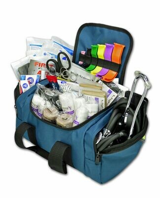 Compact First Responder Stocked Trauma Bag w/ Fill Kit B