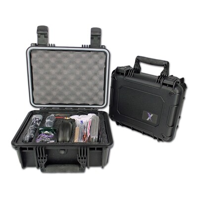 ATWT Hard Case w/ Custom Foam Insert, Pre-filled w/ Gun Range Trauma Fill Kit—BLACK