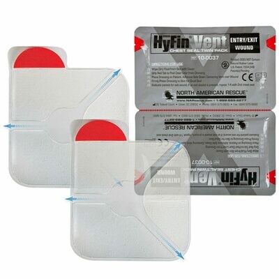 Hyfin Vent Chest Seal Twin Pack by North American Rescue