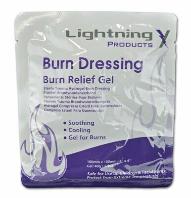 Cooling Gel Burn Dressing 4" x 4" - Single Packed