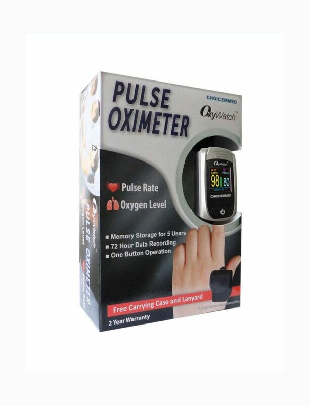 Premium Finger Tip Pulse Oximeter (SpO2) w/ Nylon Carry Case & Batteries