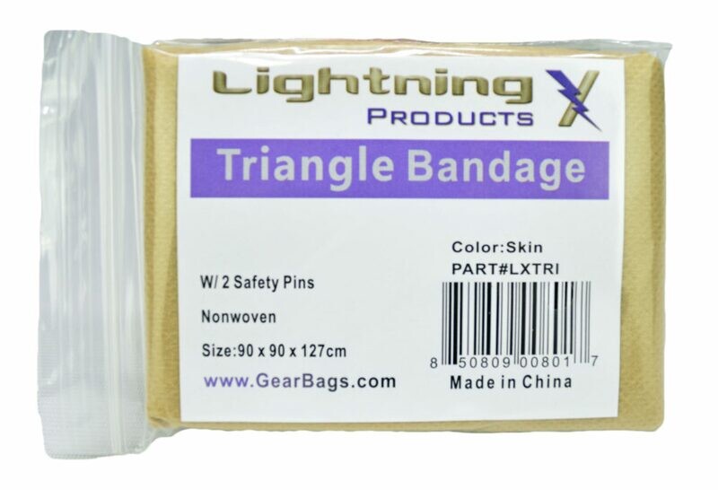 Triangle Bandage w/ Safety Pins, Tan, Pack of 20
