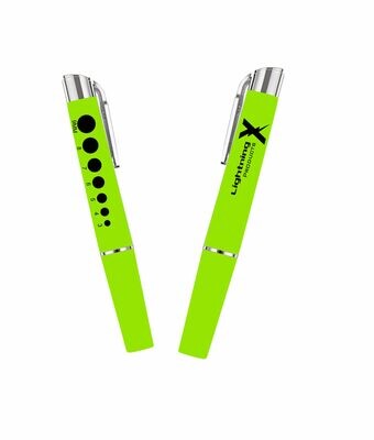 Pen Light, LED, Hi-Vis Yellow w/ Removable AAA Batteries