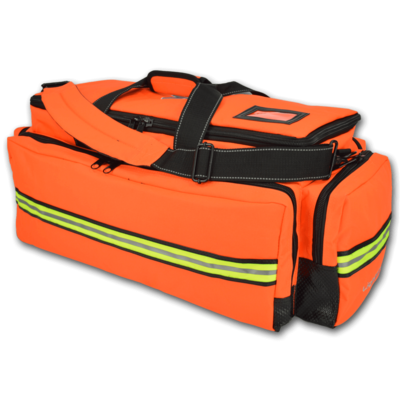 X-Tuff ALS Oxygen Trauma Duffle w/ Removable Cylinder Pad, Mesh Pockets, Elastic Loops & Vinyl C-Collar Pouch (Holds D Cylinder)