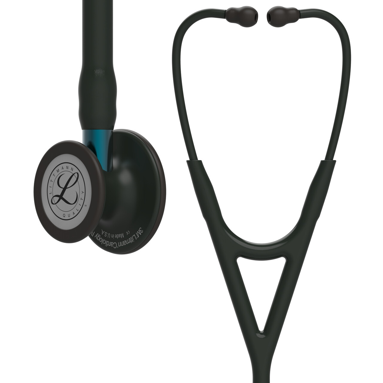 Littmann Cardiology IV Stethoscope, Black Blue, 6201