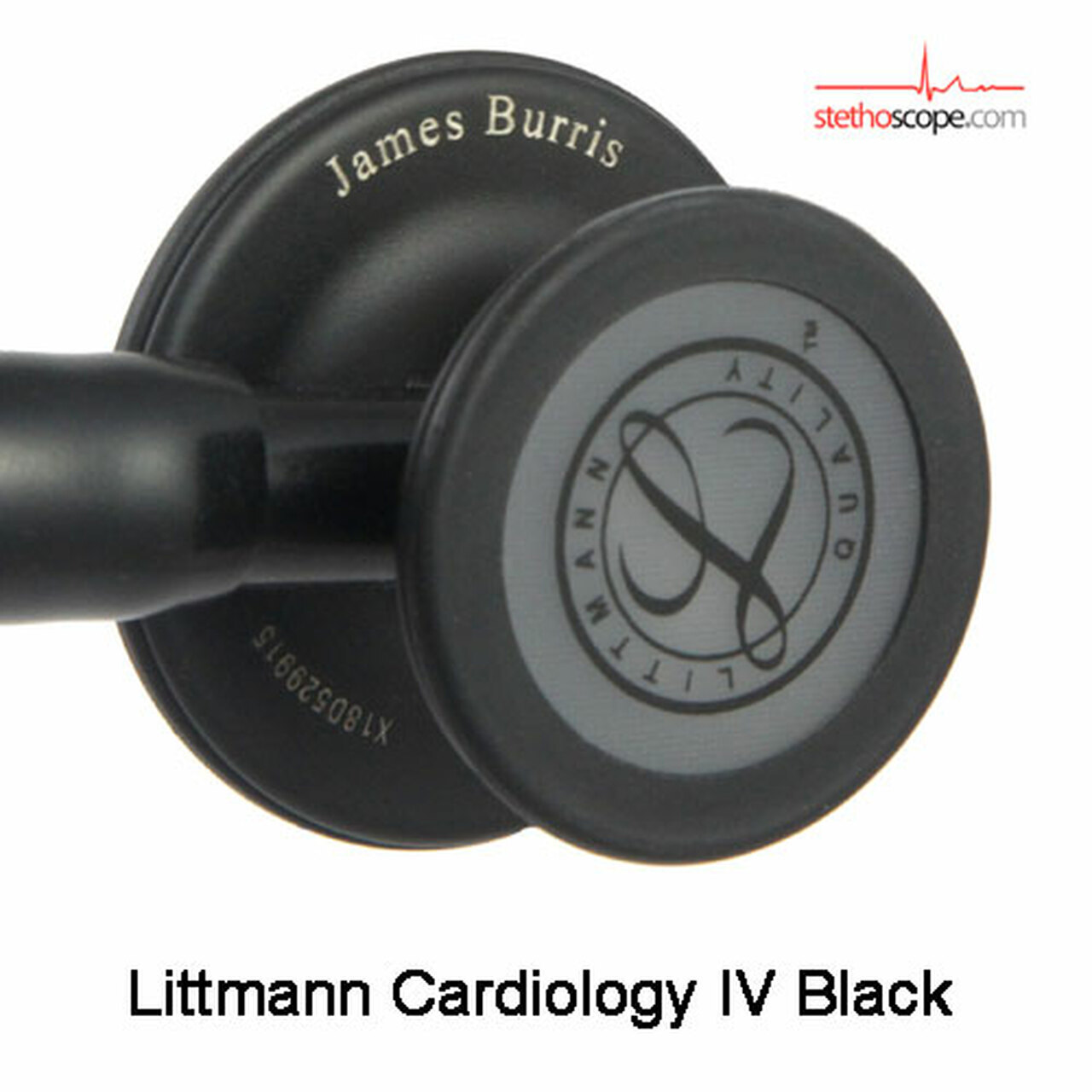 Littmann Cardiology IV Stethoscope, Black Blue, 6201