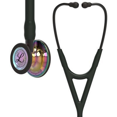 Littmann Cardiology IV Stethoscope, Rainbow Black Black, 6240