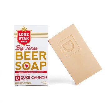 BIG TEXAS BEER SOAP - MADE WITH LONE STAR BIG TEXAS BEER SOAP - MADE WITH LONE STAR