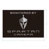 Spartan Camera Metal Security Sign