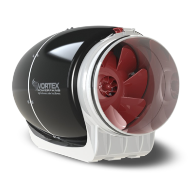 Vortex S-600 340 CFM 6&quot; Inline Fan