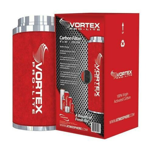 Vortex Pro-Lite Filter 4&quot; x 16&quot; 235 CFM Carbon Filter