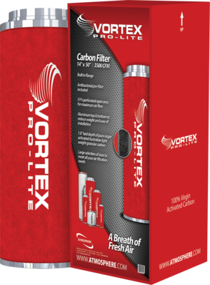 Vortex Pro-Lite Filter 14&quot; x 50&quot; 3500 CFM Carbon Filter