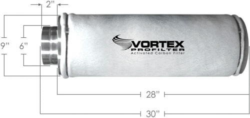 Vortex PROfilter Pre-Filter Pro 70s