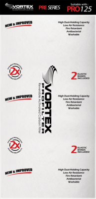Vortex PROfilter Pre-Filter Pro 125(whit 2 elastic bands)