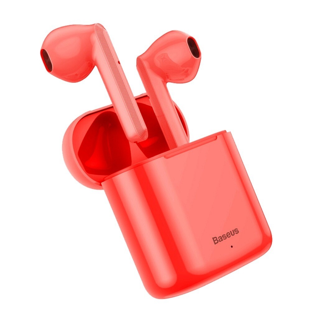 Bluetooth Ακουστικά BASEUS W09 Encok True Wireless Earphones W09 Κόκκινο NGW09-09