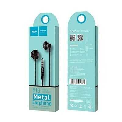 Handsfree Hoco M18 3.5mm Μαύρο