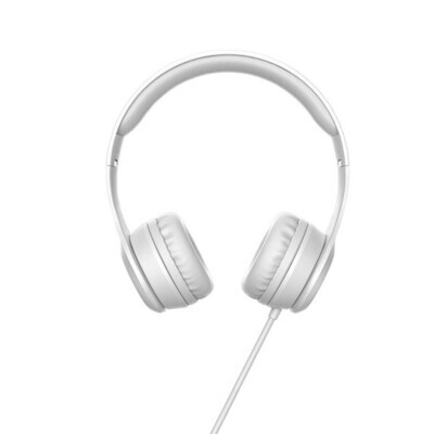 Ενσύρματα Ακουστικά Hoco W21 Stereo με Μικρόφωνο Graceful Charm 3.5mm Άσπρα